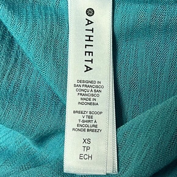 Athleta Teal Short Sleeve Tee - Picture 10 of 14